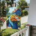 thumbnail image 5 of Spring Summer Watering Can Garden Flag 12x18 Inch Double Sided Floral Farmhouse Yard Decor Outdoor Patio Banner Rustic House Flag, 5 of 8