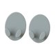 thumbnail image 4 of 2 piezas ganchos de raqueta de bádminton perchas elegantes para la configuración del hogar de garaje de gimnasio Gris, 4 of 8