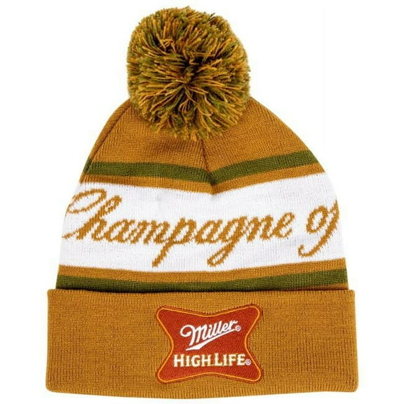 Miller High Life Miller High Life the Champagne of Beers Knit Cuffed Beanie