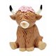 thumbnail image 2 of Figura de Vaca Sentada con Flor – Estatua de Animal de Granja de Resina para Decoración Del Hogar, Jardín, Estantería o Regalo de Estilo Rústico., 2 of 5