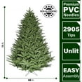 thumbnail image 3 of Fraser Hill Farm 7.5-ft. Centerville Pine Christmas Tree, FFCV075-0GR, 3 of 8
