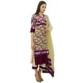 thumbnail image 4 of Atasi Straight Designer Kurta With Short Palazzo Pant Salwar Kameez With Dupatta, 4 of 9