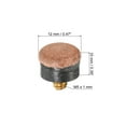 thumbnail image 2 of Uxcell 12mm Dia Screw on Pool Cue Tips Replacement Pool Stick Tips Accessories Brown 10 Pack, 2 of 5