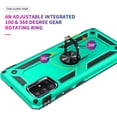 thumbnail image 5 of for Galaxy A71 5G Case,A71 5G Case,[NOT for Verizon A71 5G UW] [Military Grade] Ring Car Mount Kickstand Hybrid Hard PC Soft TPU Shockproof Protective Case for Samsung Galaxy A71 5G (Teal), 5 of 14