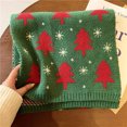 thumbnail image 4 of Aofany Fashion Warm Fleece Scarf Soft Lightweight Christmas Tree Printing Autumn Winter Scarves Wraps Xmas Gift for Women Men, 4 of 5