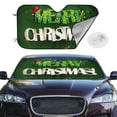 thumbnail image 4 of Goofa Merry Christmas Printed Car Windshield Sunshade,Foldable Reflective Sun Visor,UV Protection Heat Blocker Sunshade,Car Cooling Accessory-, 4 of 7