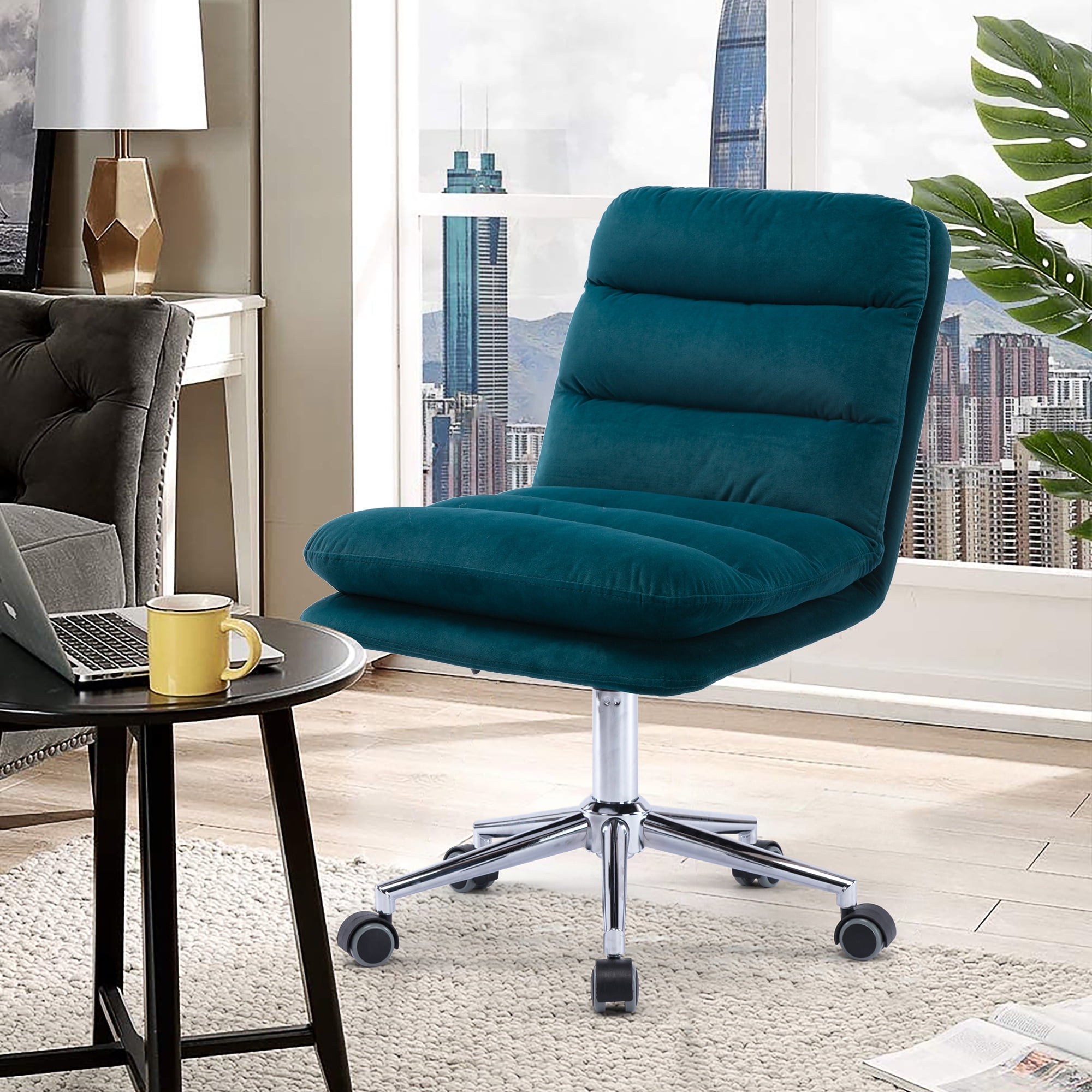 Teal swivel desk chair Outlet