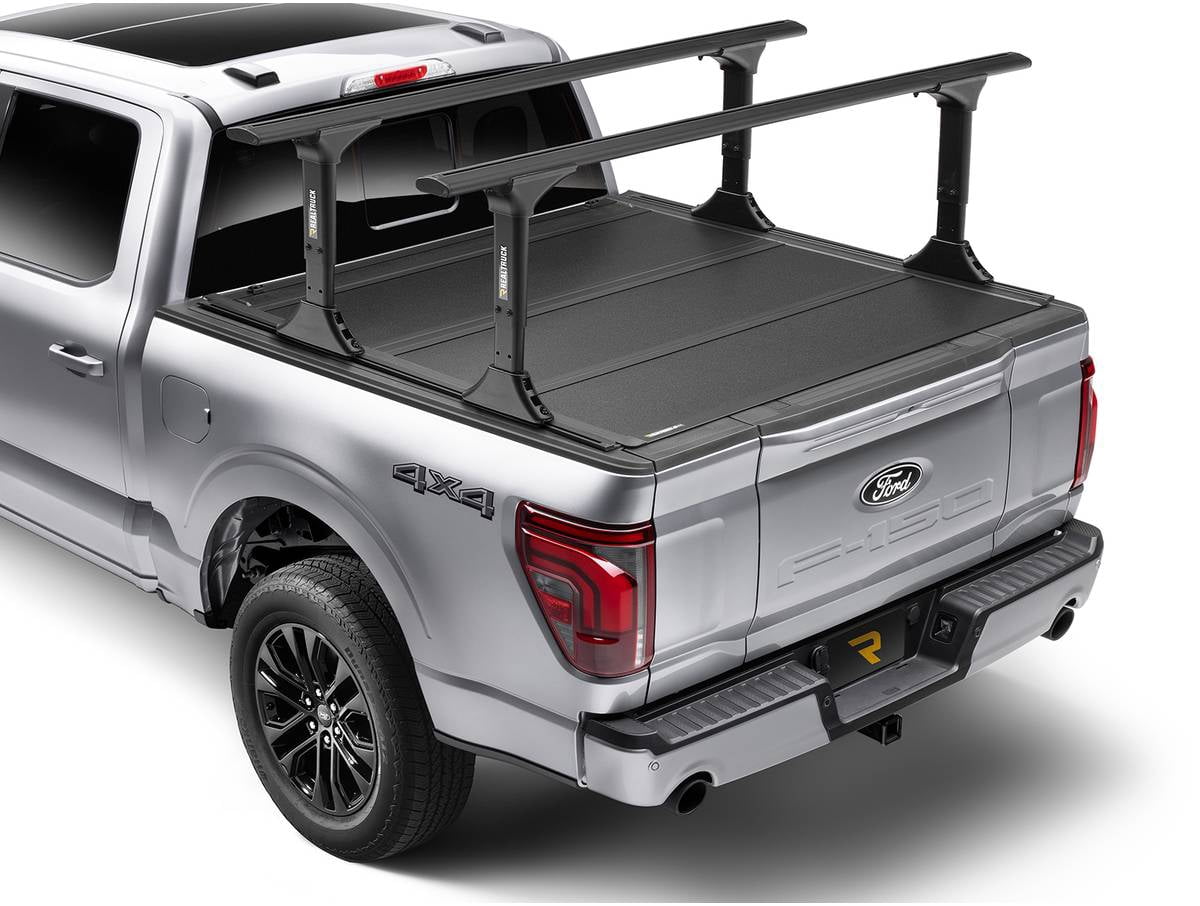BAKFlip 449131TS MX4 TS Hard Folding Tonneau Cover w/ T-Slot Rails Fits 2019-2025 Chevy/GMC Silverado/Sierra 1500 6'6" Bed