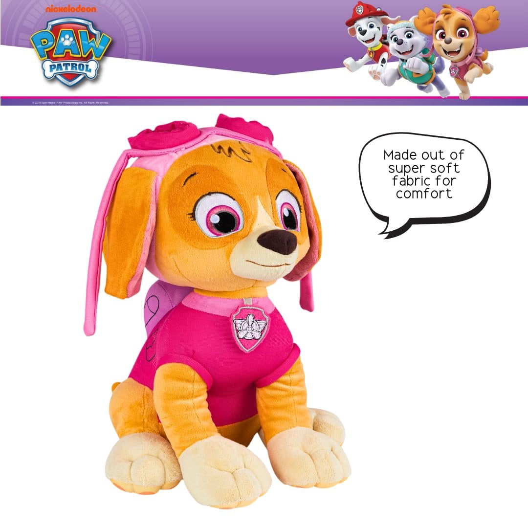 Franco Kids Paw Patrol Skye Cuddle Pillow Buddy, 15" x 12" x 10"