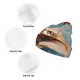 thumbnail image 3 of Kdxio Floating Cat And Donuts Winter Beanie for Men Women Beanie Knit Hat Cuffed Cap Beanie Knit Chunky Snow Cap, 3 of 6