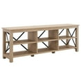 thumbnail image 1 of Henn&Hart 68" White Oak/Metal TV Stand, 1 of 8