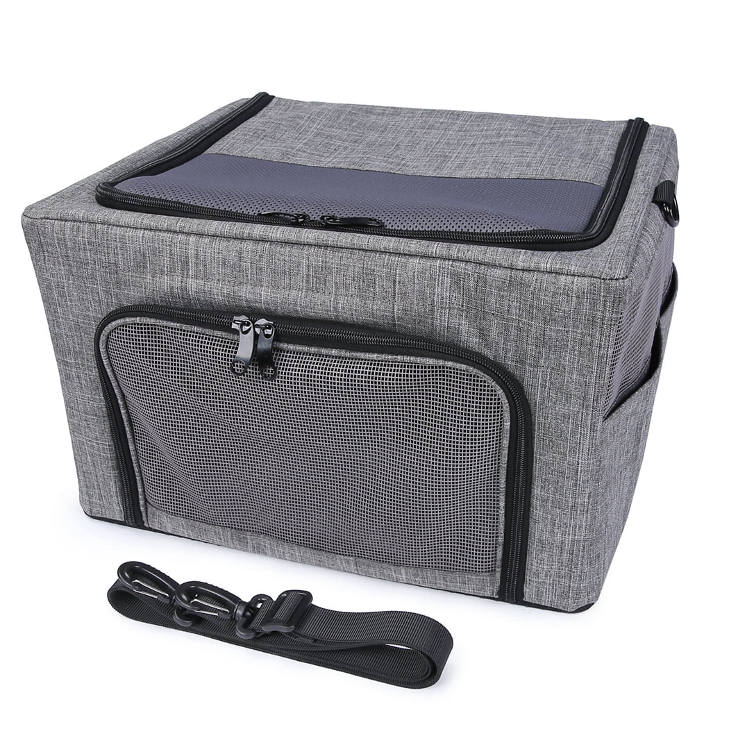 Pet Handbag Carrier Breathable Foldable Car Pet Carrier Mesh Dog Bag with Strap