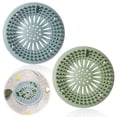 thumbnail image 2 of Yuarrent 2x tapón de pelo para baño, fijación duradera y estable para baño y fregadero de cocina, tapón de pelo para agua Hardware Azul+Verde, 2 of 6