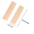 thumbnail image 2 of SKISUNO 10Pack Khaki Rectangular Wood Panels for Model Building 15x4x0.6in, 2 of 7