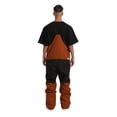 thumbnail image 6 of guisaled Mens Snow Bibs Waterproof Insulated Snowboard Pants Cargo Overall Winter Outdoor Zipper Baggy Windproof Warm Ski Pants, 6 of 8