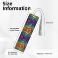 thumbnail image 3 of Kdxio Pride Rainbow Print Metal Tassel Bookmarks,Perfect Gift for Art Lovers and Bookworms Metal Bookmarks for Women, 3 of 8
