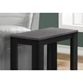 thumbnail image 3 of HomeRoots 333047 22 in. Black Particle Board & Grey Laminate Accent Table, 3 of 5