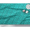 thumbnail image 3 of Soimoi Green polyester Crepe Fabric Triangle Geometric Print Sewing Fabric Yard 42 Inch Wide, 3 of 3