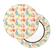 thumbnail image 2 of Haiem Easter eggs Print Cushion Round Bar Chair Seat Cover Bar Chair Cushion Covers Elastic Washable Bar Chair Cover,Protects from Scratches and Stains-14 inch, 2 of 7