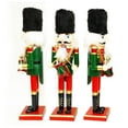 thumbnail image 2 of Traditional Soldier Nutcracker Wearing Red Uniform, Festive , Drum, 2 of 7