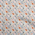 thumbnail image 1 of oneOone Silk Tabby White Fabric Abstracts Sewing Material Print Fabric By The Yard 42 Inch Wide, 1 of 5