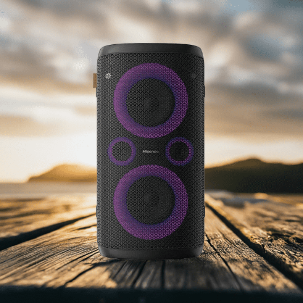 Hisense HP100 300 Watt Portable Party Speaker, Black