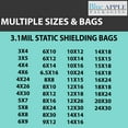 thumbnail image 7 of 3.1Mil Polyethylene Polyester Aluminum Static Shielding Bags - 9 x 12 & (500 Bags), 7 of 7