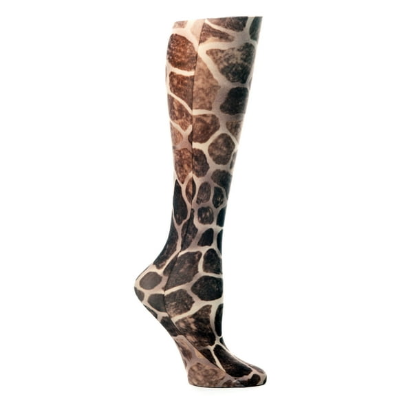 Celeste Stein Chaussettes de Compression Thérapeutiques, New Giraffe, 15-20 mmhg, 1 Paire