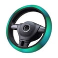 thumbnail image 6 of Lsque Green Turquoise Teal Ultra Soft Car Steering Wheel Cover for Women, Standard 15 inch Size for Truck Van SUV Auto, 6 of 8