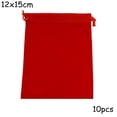 thumbnail image 1 of 10Pcs Drawstring Velvet Jewelry Bags Wedding Party Favor Gift Pouch Red, 1 of 9