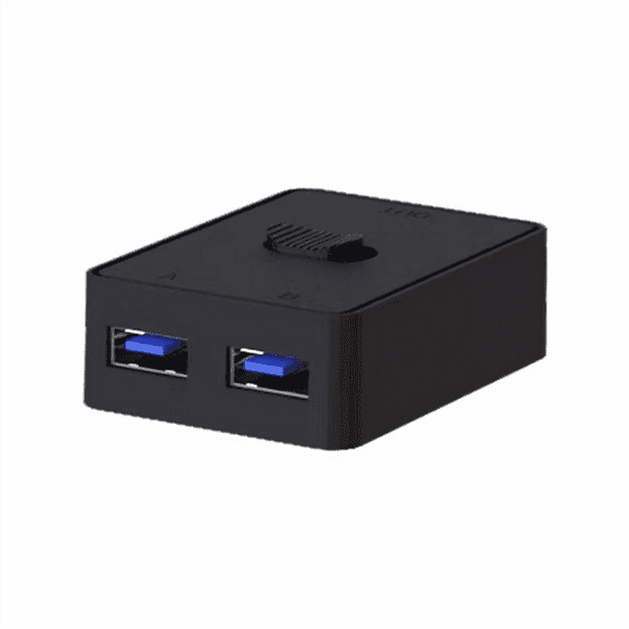2 Port USB Switcher Printer Sharing Bi-Directional Switches 2 in and 1 Out or 1 in and 2 Out USB Sharing Switcher USB3.0
