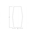 thumbnail image 2 of 6 Person Hexagon Conference Table With Metal T-Bases Electric Module, 2 of 7