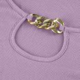 thumbnail image 7 of Stichou Womens Long Sleeve Sweater Dress Casual Cut Out Bodycon Mini Winter Dress Trendy Ribbed Ladies Spring Sweater Purple XL, 7 of 7