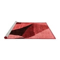 thumbnail image 2 of Ahgly Company Machine Washable Indoor Square Oriental Red Modern Area Rugs, 6' Square, 2 of 4