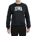 thumbnail image 2 of Wild Bobby State of Iowa College Style Unisex Crewneck Sweatshirt, 2 of 6