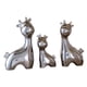 thumbnail image 3 of Kit de figuras de familia de ciervos de cerámica, adorno de mesa, escultura de estante versátil, artesanía para estanterías, mano de obra fina 3 piezas, 3 of 8