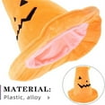 thumbnail image 4 of Halloween Witch Hat, Pumpkin Costume Hat, Unique Party Accessories for Women, Comfortable Durable Wizard Cosplay Hat for Halloween Masquerade Carnivals and Christmas Events, 4 of 8