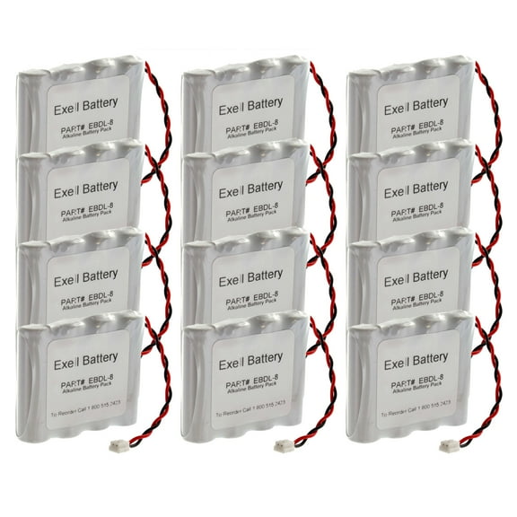 12x Hotel Door Lock 6V Batteries for Saflok A28110 Replaces HTL11