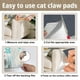 thumbnail image 5 of Alfombrilla rascador para gatos de escalada, protector de muebles de 78.7 x 15.8 pulgadas, autoadhesiva, para rascar gatos, para bricolaje, árbol de gato, sofá, esquina, 5 of 7