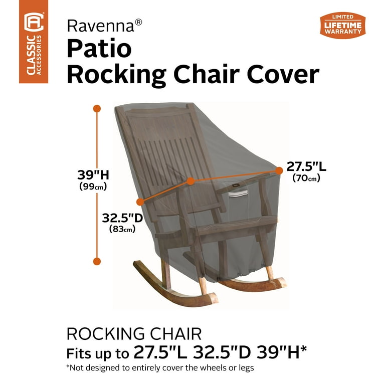 Patio rocking chair covers new arrivals