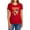 Red, variant on JLA Star Lasso Women's T Shirt, Black, Large