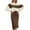 Brown, variant on QHFBli Womens 2 Piece Sweater Skirt Sets Color Block Knit Sweater Top Bodycon Skirt Two Piece Outfits