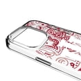 thumbnail image 3 of Indiana Hoosiers iPhone Paisley Design Clear Case, 3 of 7
