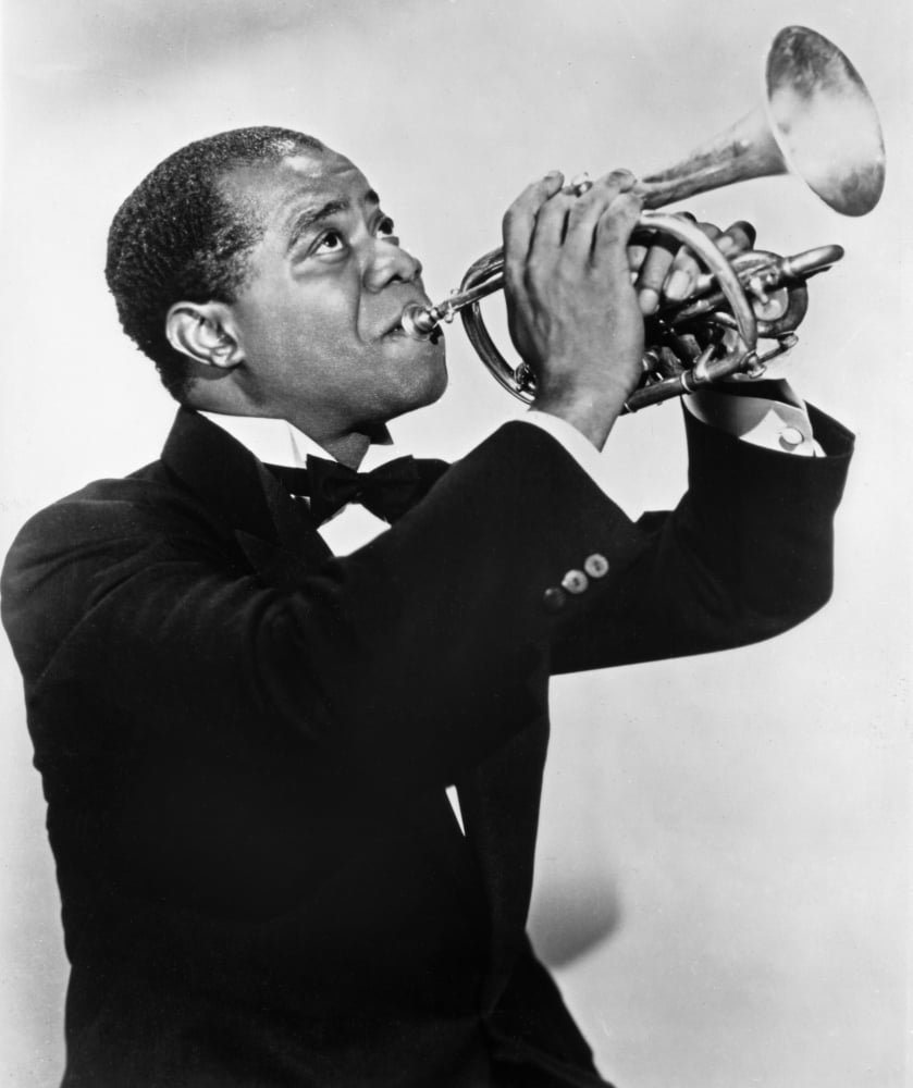 Louis Armstrong NEW Famous Person Trumpet Music POSTER Two Kinds of Music 