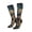 2 Black-1, variant on Women Crew Soft Moisture-wicking Socks Romantic Skeletons Under Moon Pattern Design Cotton Socks, One Size fit All