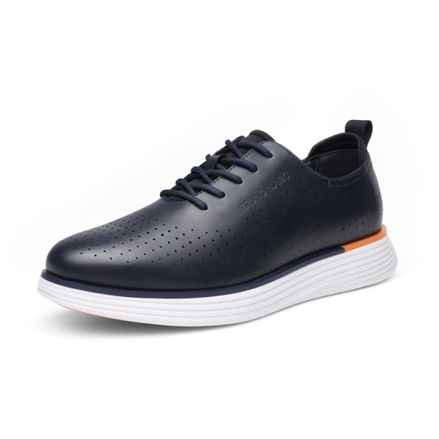 Zapatillas Oxford MaxFlex de Vestir para Hombre Bruno Marc Azul Talla 10.5