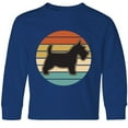 thumbnail image 3 of Inktastic Scottie Dog Vintage Scottish Terrier Long Sleeve Youth T-Shirt, 3 of 5