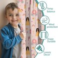 thumbnail image 3 of Blackout Kids Curtains,Princess Carriage Pattern Childrens Insulated Curtains Set Of 2,Bedroom Essentials,Toddler Room Decor 42"x54", 3 of 5