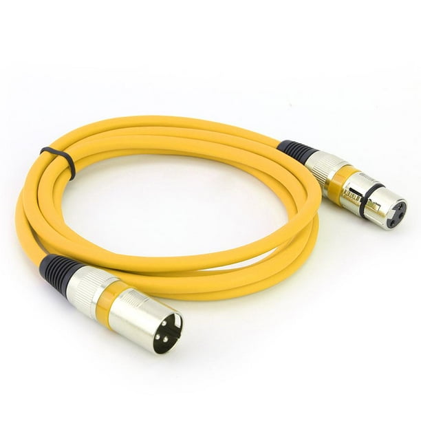 Cable De Audio Xlr 5 uds XLR 3 pines macho a hembra Shield Cable de Audio para amplificador mezclador de micrófono