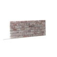 thumbnail image 4 of Wall!Supply 0.79 in. x 19.69 in. x 47.24 in. UltraLight Faux Brick Red-White HD Printed Jointless Common Plank (4-Pack), 4 of 5